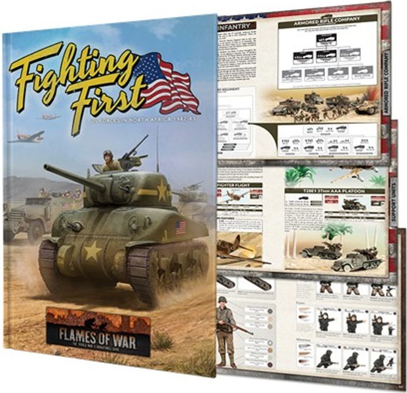 Flames of War: Fighting First – US Forces in North Africa 1942-43 komponenten