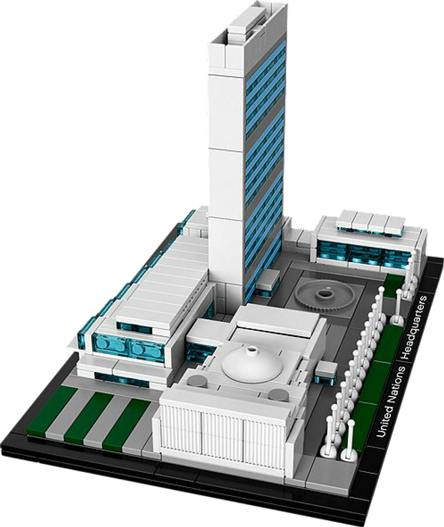 LEGO® Architecture Le siège des Nations Unies composants