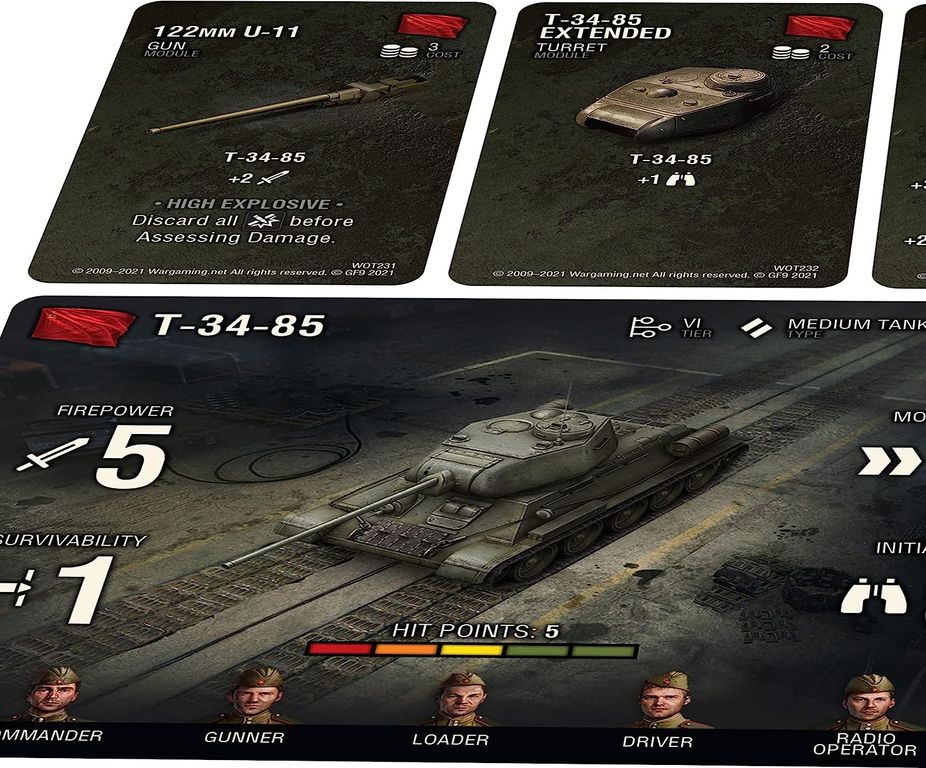 World of Tanks: Soviet – T-34-85 cartes