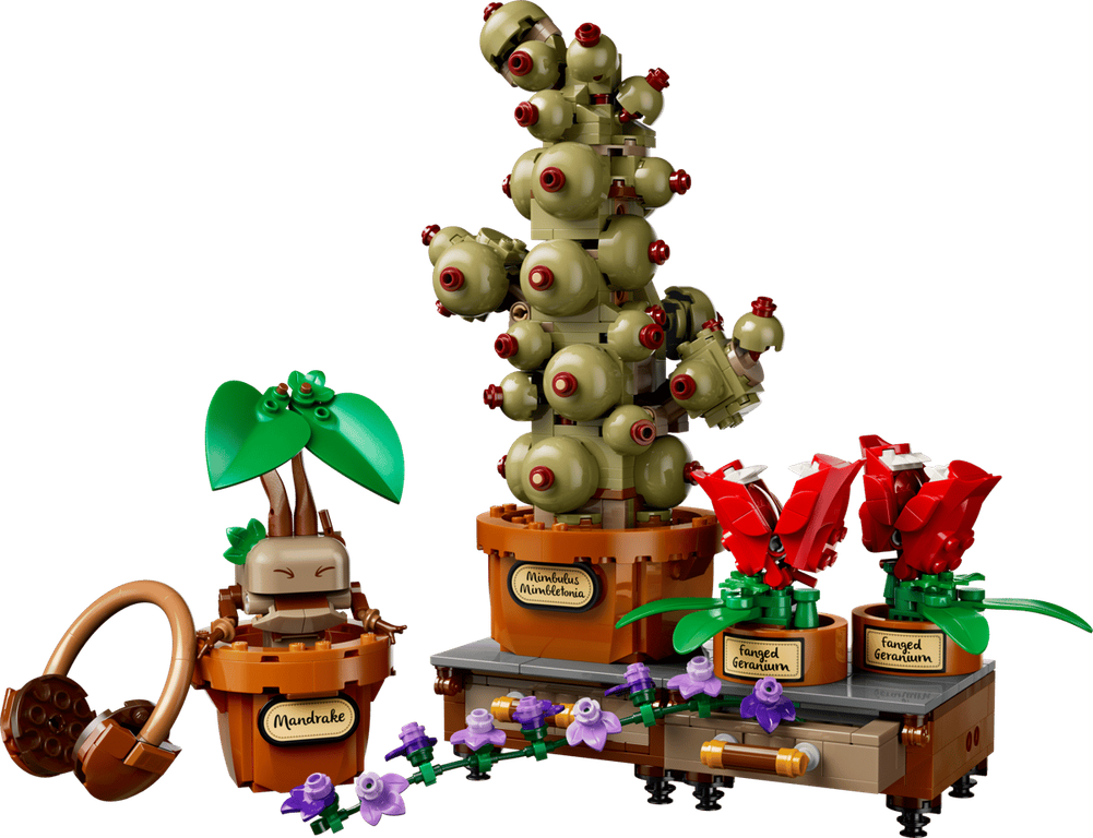 LEGO® Harry Potter™ Hogwarts™ Herbology Plants komponenten