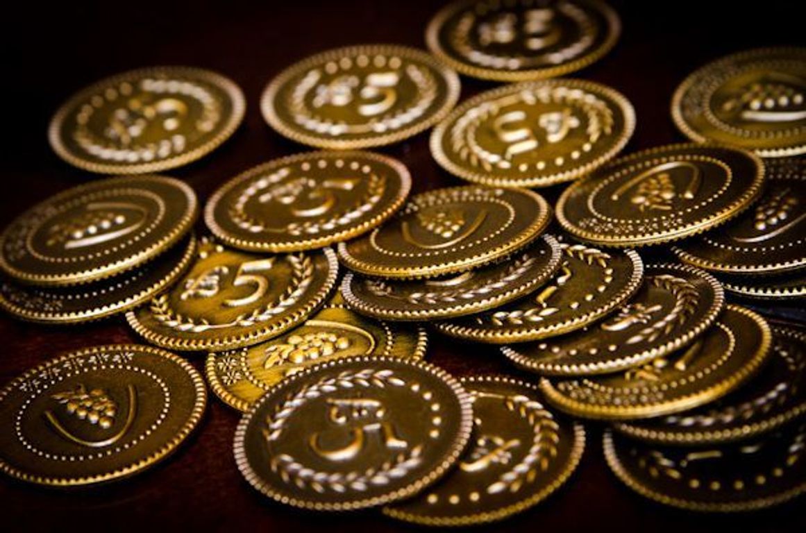 Viticulture: Custom Metal Lira Coins pièces de monnaie