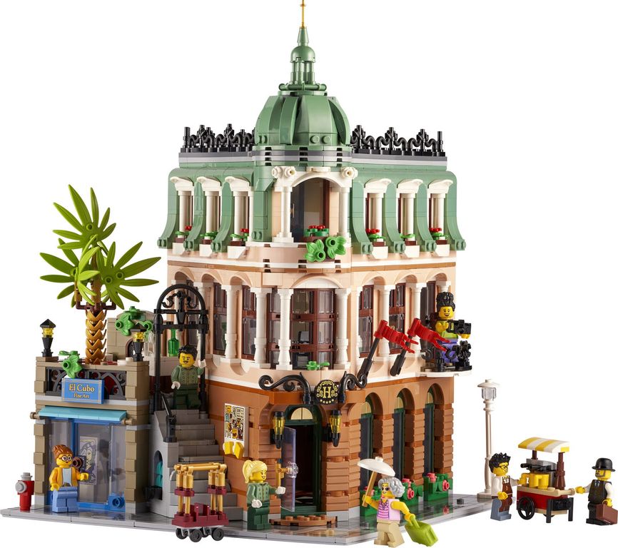 LEGO® Icons Boutique-Hotel komponenten