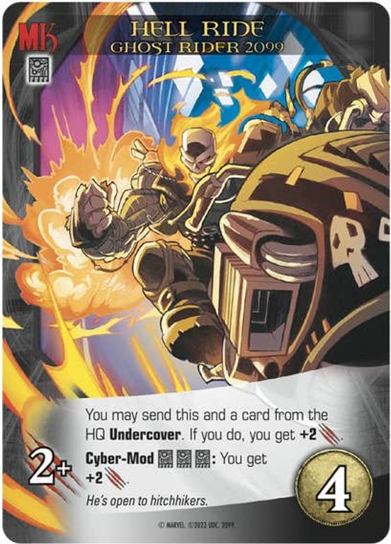Legendary: A Marvel Deck Building Game – 2099 Ghost Rider card