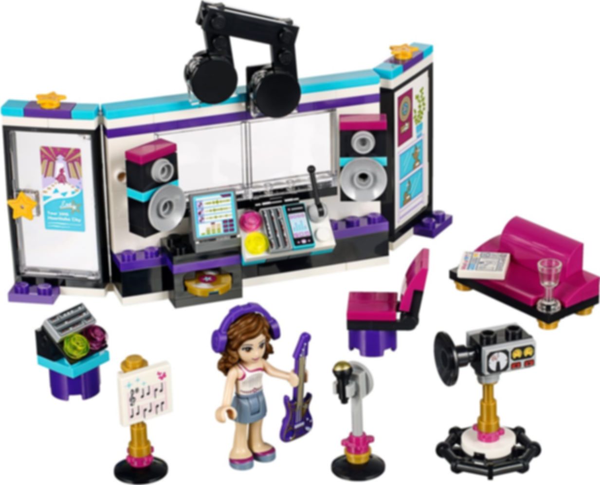 LEGO® Friends Popstar Aufnahmestudio komponenten