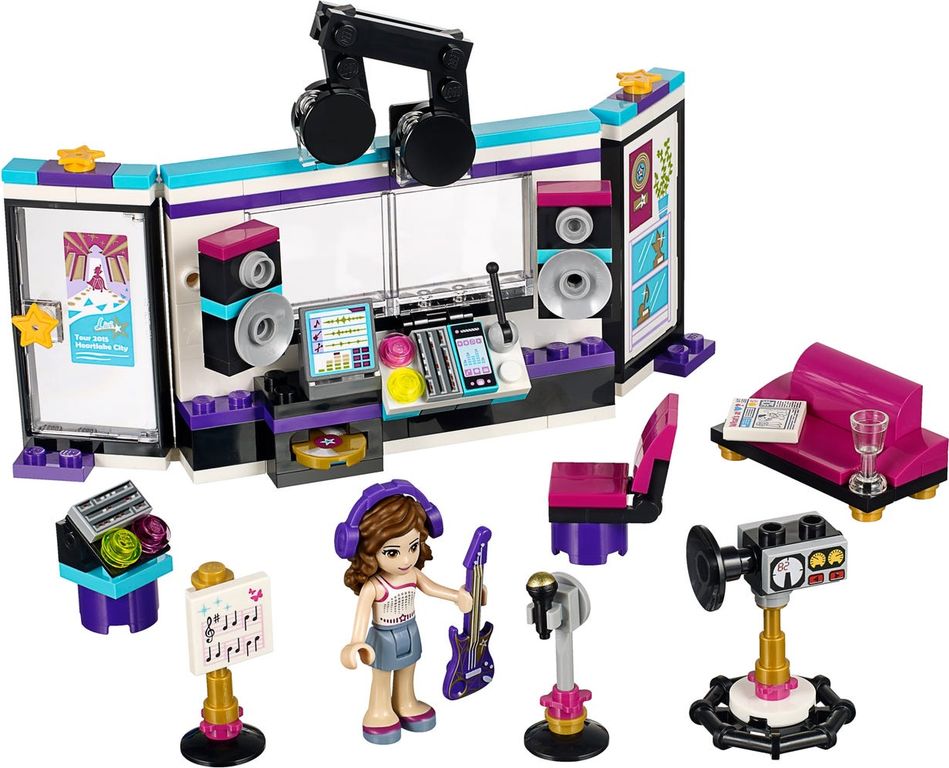 LEGO® Friends Pop Star: Estudio de Grabación partes