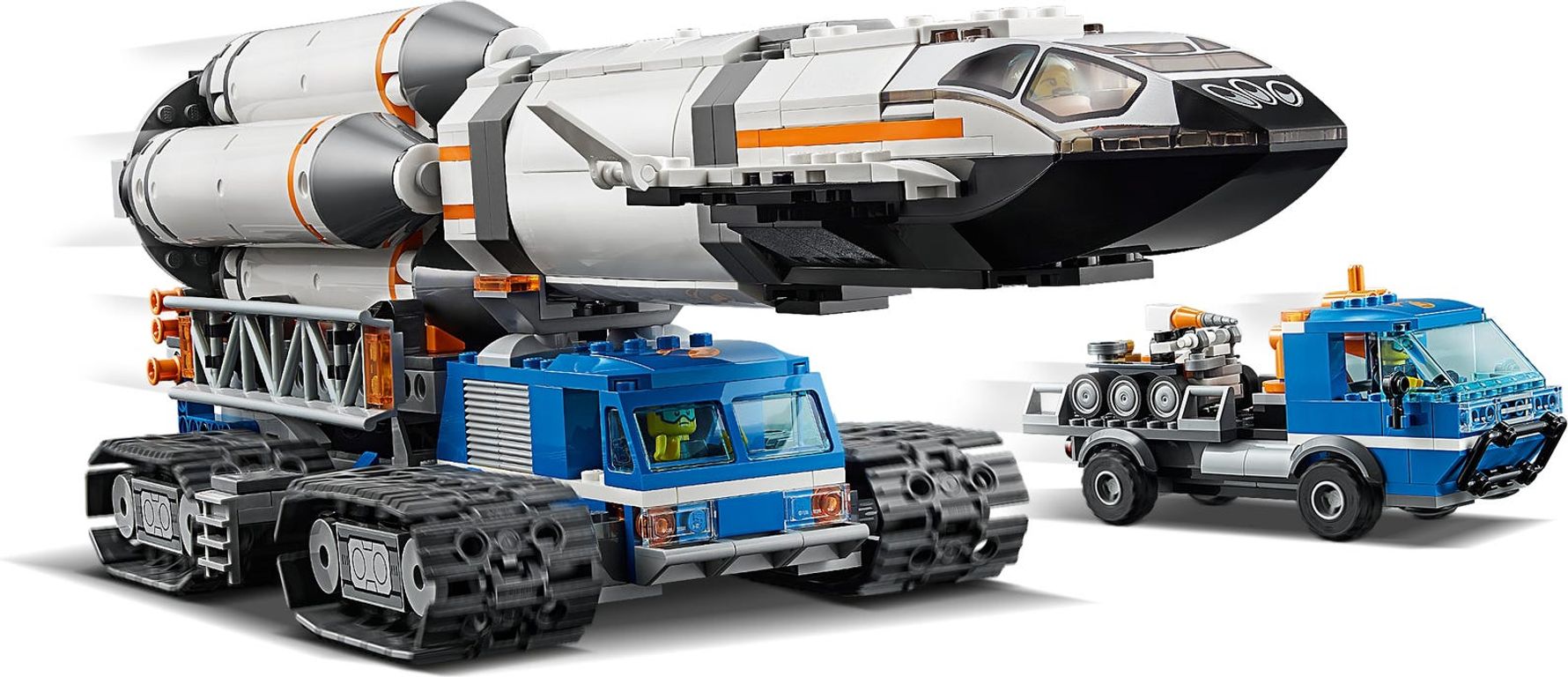 LEGO® City Rocket Assembly & Transport gameplay