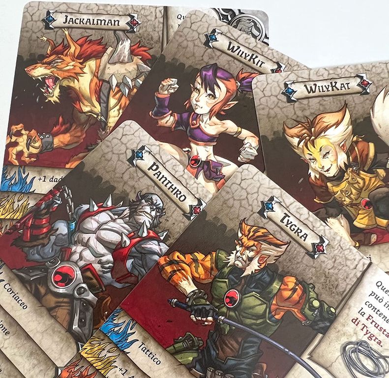 Zombicide: Thundercats Pack #2 cards
