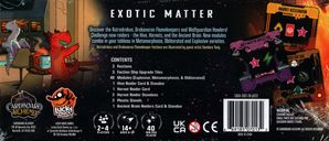 Andromeda's Edge: Exotic Matter Promo Kit parte posterior de la caja
