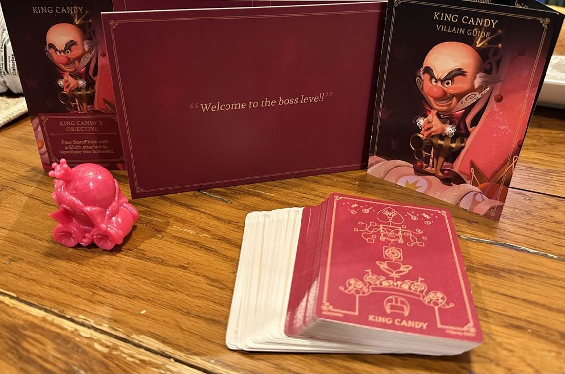 Disney Villainous: Sugar and Spite components