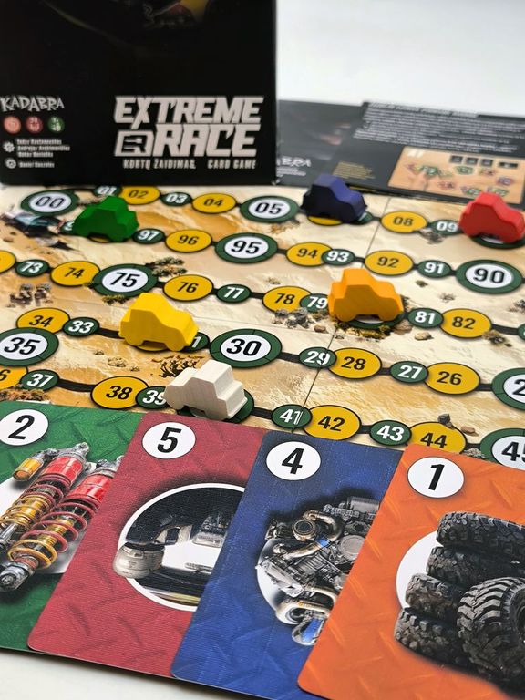 Extreme Race: Card Game karten