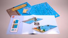 LEGO® Xtra Sea Playmat components