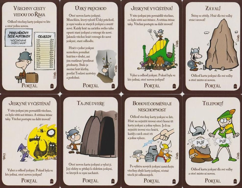 Munchkin 6: Durchgeknallte Dungeons karten