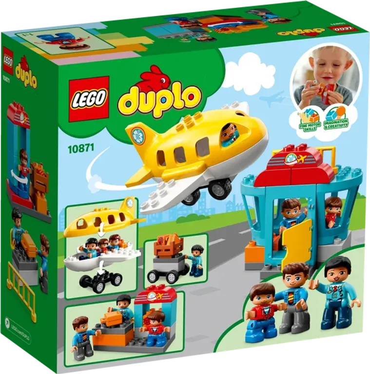 LEGO® DUPLO® Airport back of the box
