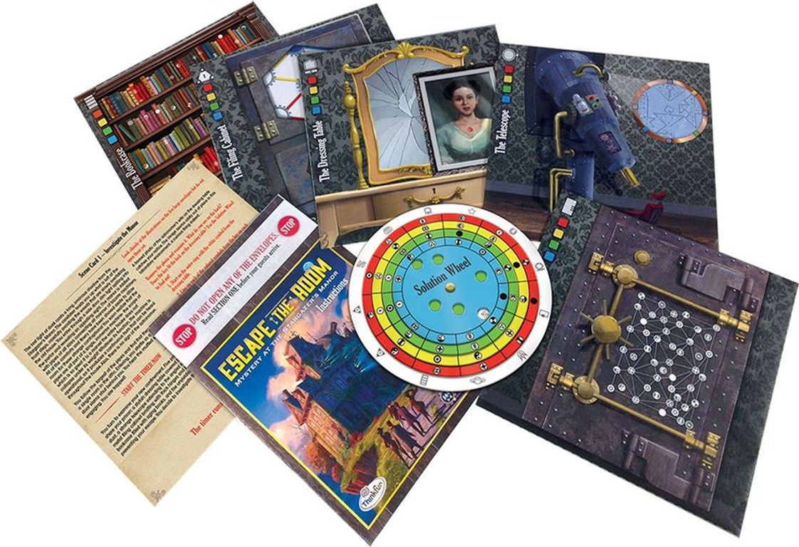 Escape the Room: Mystère au manoir de l'astrologue composants