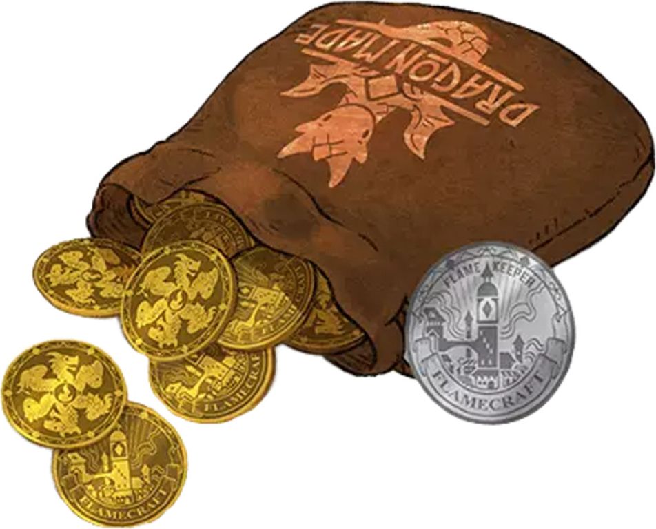 Flamecraft: Metal Coins componenti