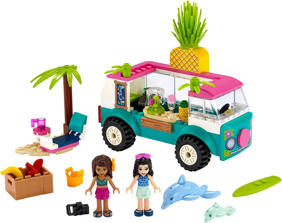 LEGO® Friends Le camion à jus composants