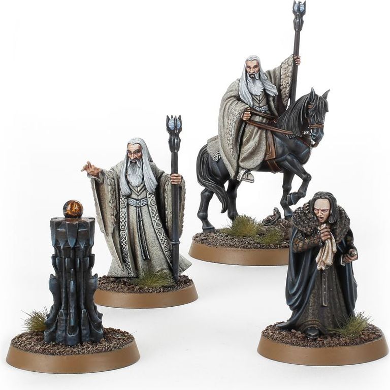 The Lord of The Rings : Middle Earth Strategy Battle Game - Saruman™ the White & Gríma miniaturas