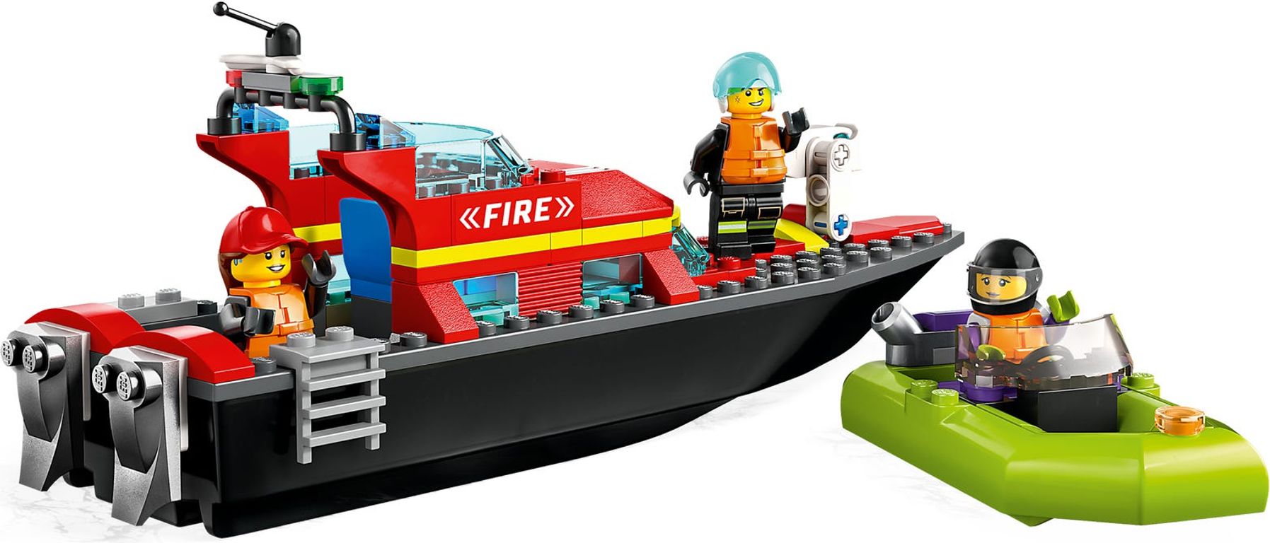 LEGO® City Fire Rescue Boat components