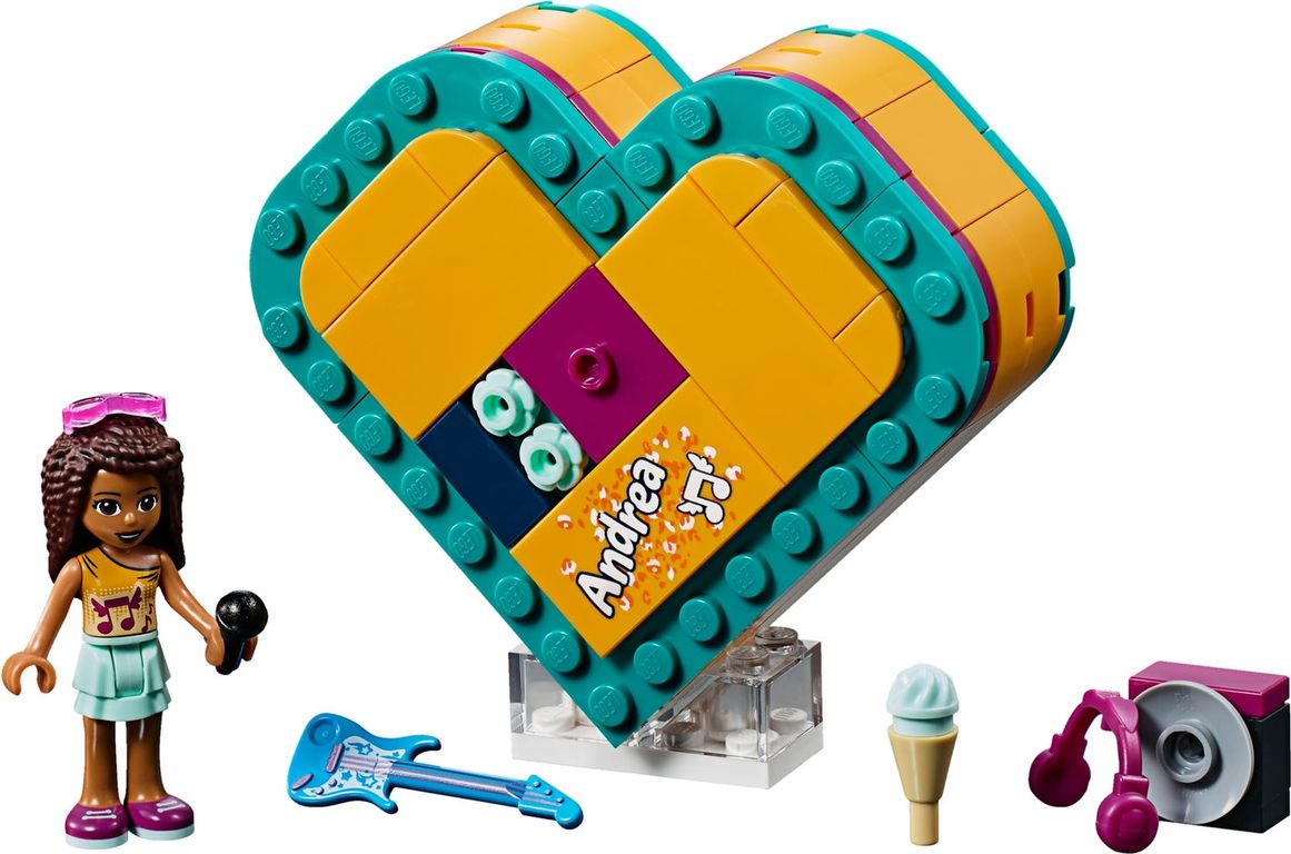 LEGO® Friends La boîte cœur d'Andréa composants