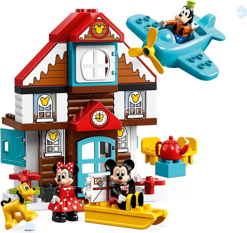 LEGO® DUPLO® Mickey's Vacation House components