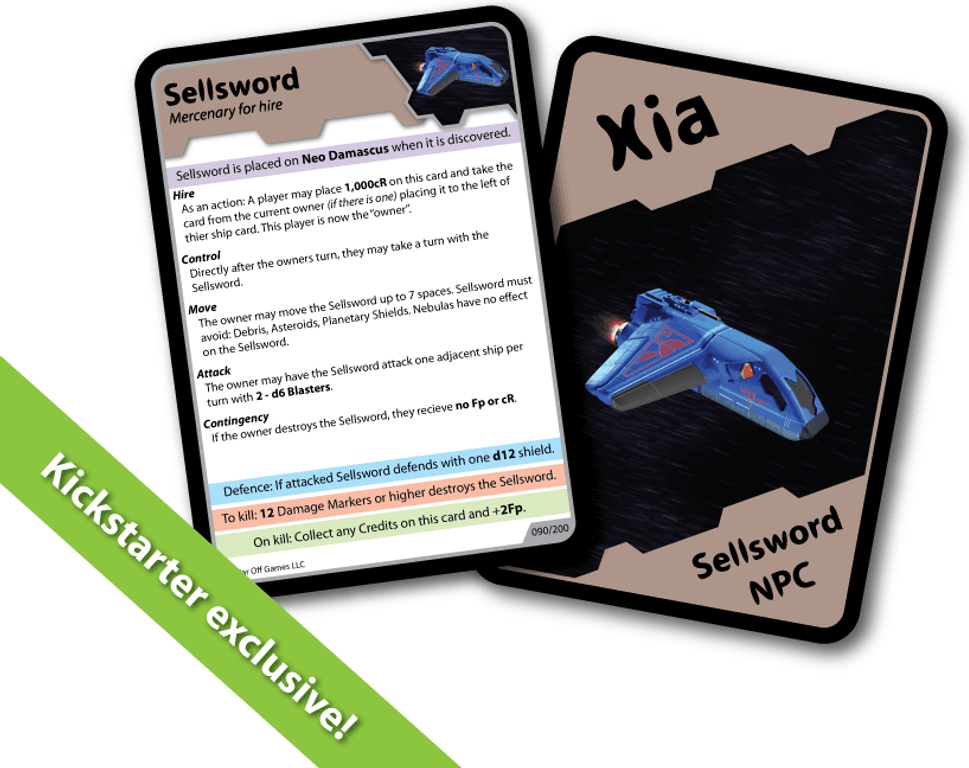 Xia: Legends of a Drift System - Sellsword cartas