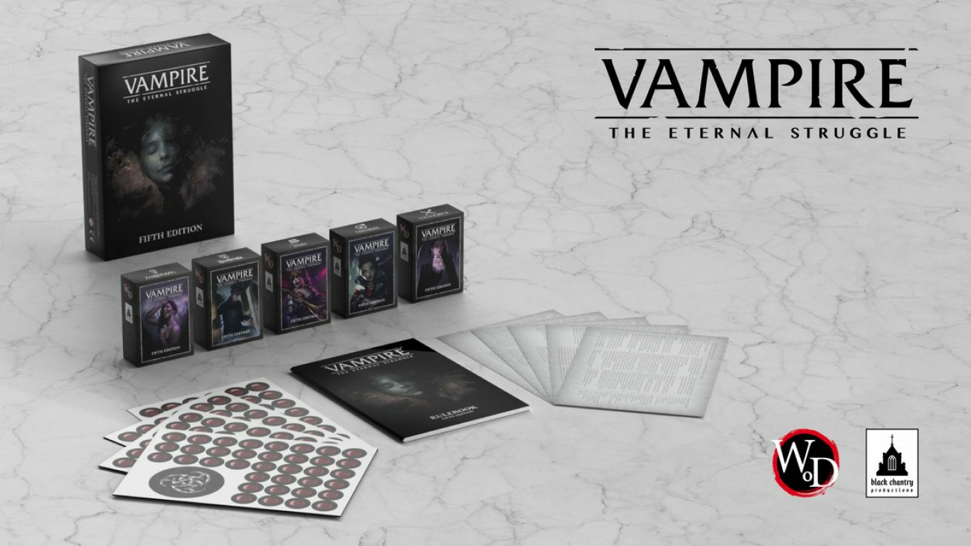 Vampire: The Eternal Struggle Fifth Edition componenti