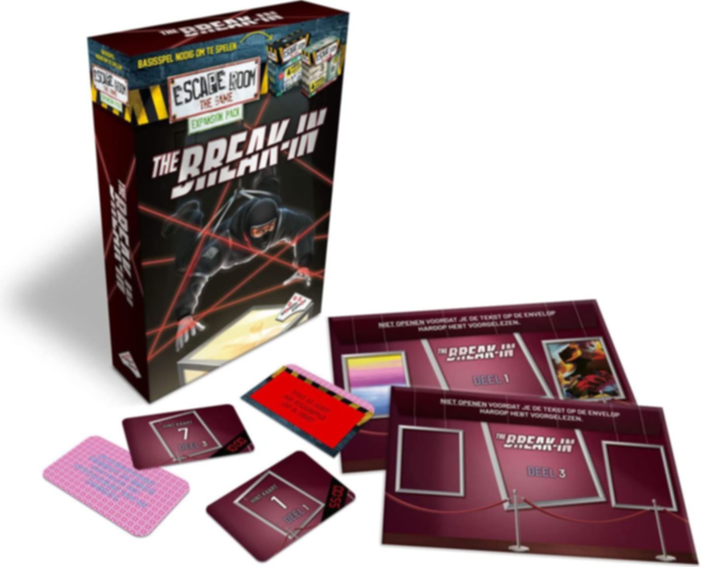 Escape Room: The Game – The Break In components