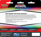 Pokémon TCG: Scarlet & Violet - Prismatic Evolutions Tech Sticker Collection achterkant van de doos