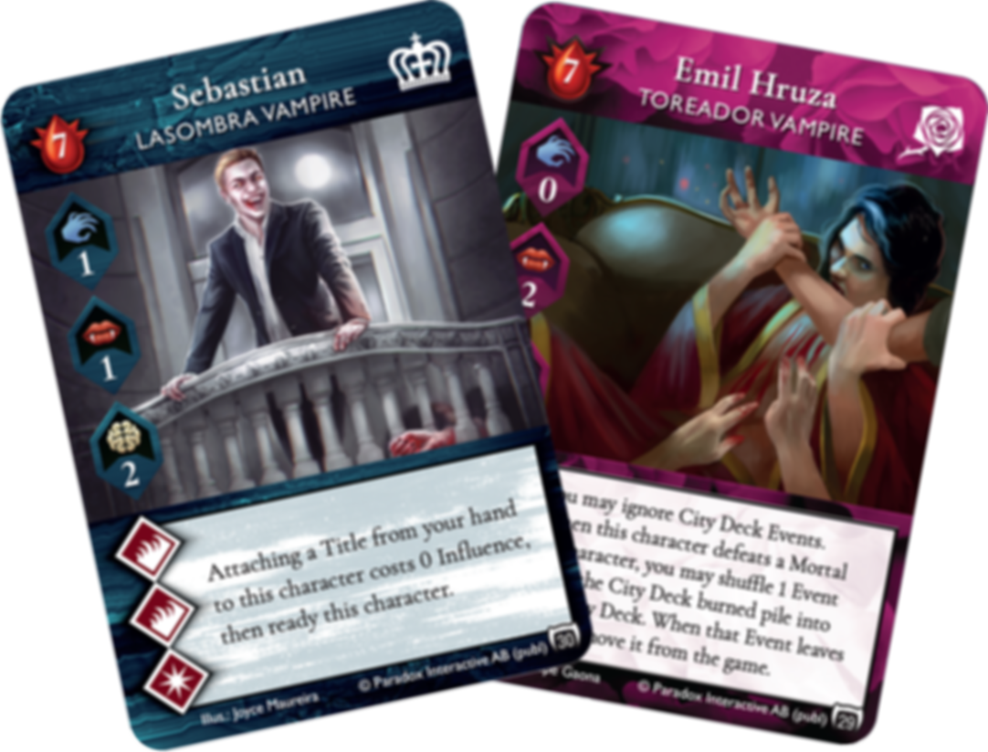 Vampire: The Masquerade – Rivals – The Heart of Europe cards