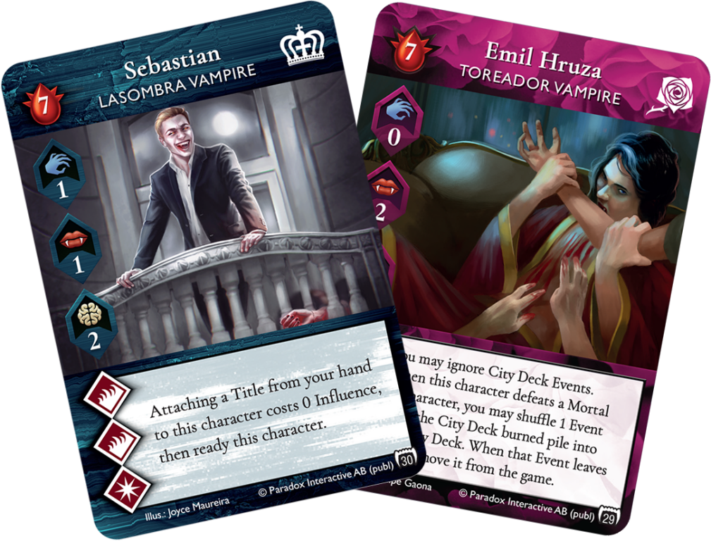 Vampire: The Masquerade – Rivals – The Heart of Europe cards