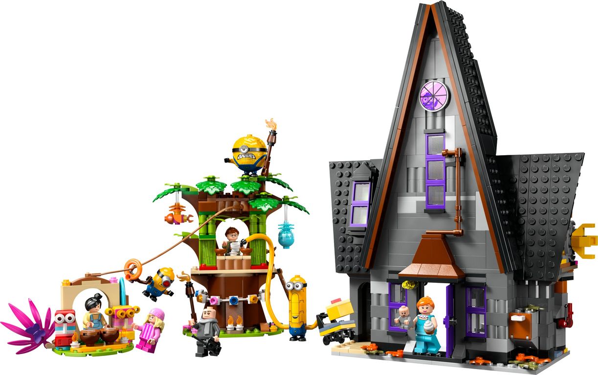 LEGO® Minions Minions and Gru's Family Mansion components