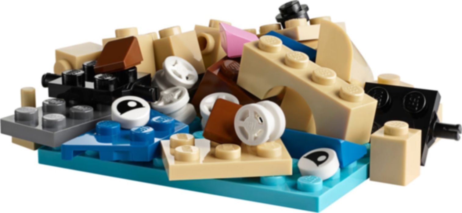 LEGO® Classic Ladrillos sobre ruedas partes