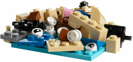 LEGO® Classic La boîte de briques et de roues LEGO composants