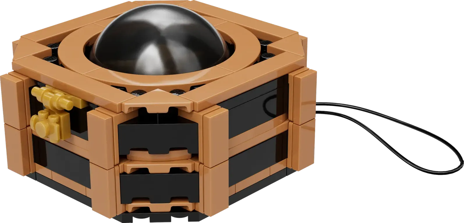 LEGO® Icons Captain Jack Sparrow’s Compass components