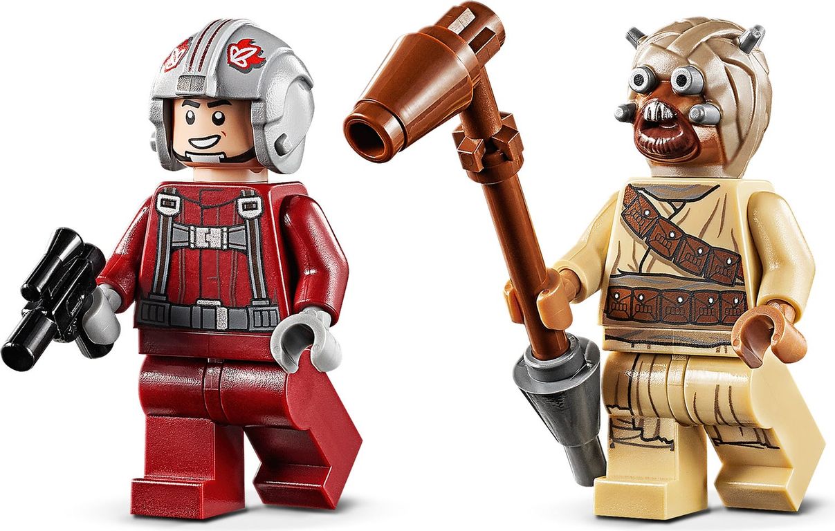 LEGO® Star Wars T-16 Skyhopper™ vs Bantha™ Microfighters minifigures