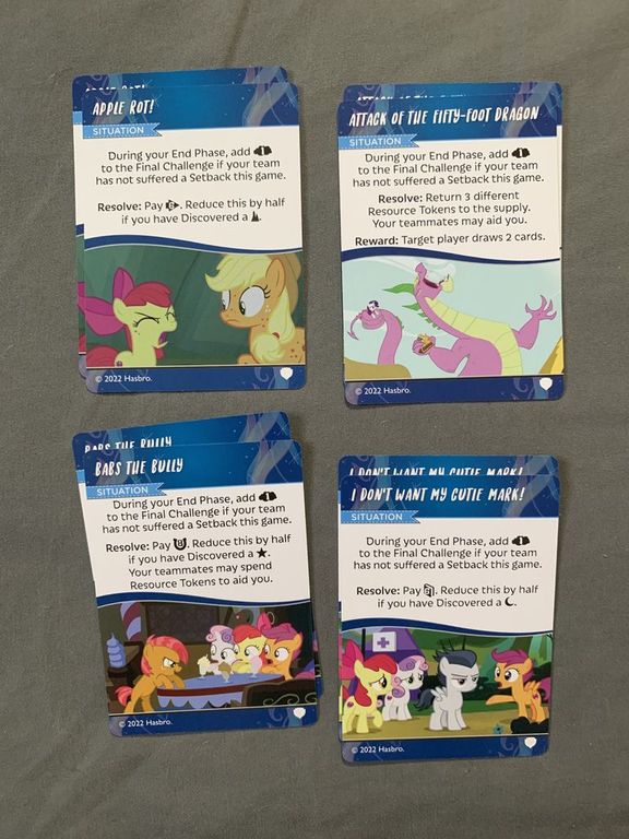 My Little Pony: Adventures in Equestria Deck-Building Game – True Talents Expansion cartas