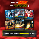 DC Deck-Building Game: Rivals – Shazam! vs Black Adam kaarten