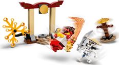 LEGO® Ninjago Epische Strijd set - Kai tegen Skulkin speelwijze