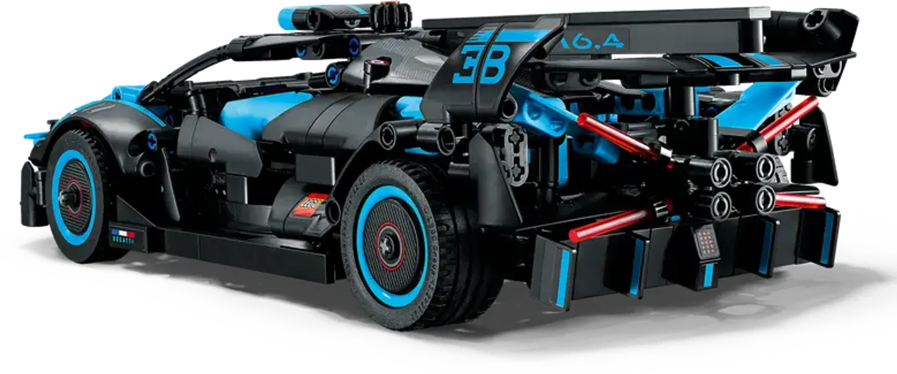 LEGO® Technic Bugatti Bolide Agile Blue back side