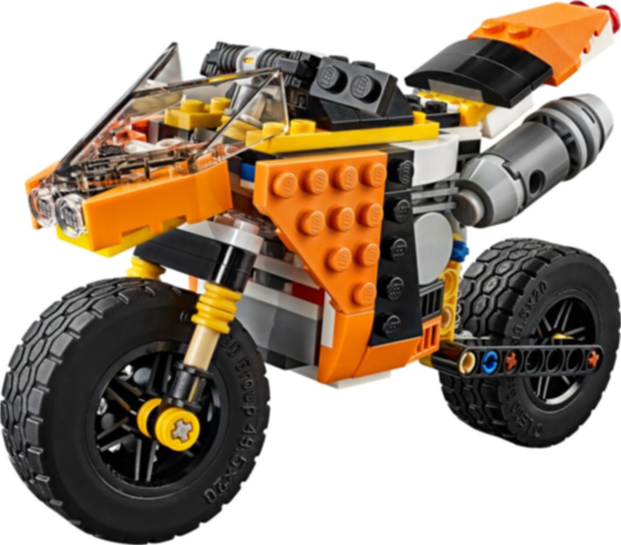 LEGO® Creator La moto orange composants