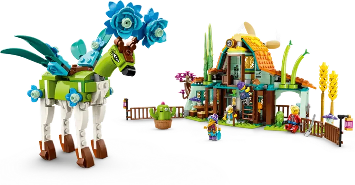 LEGO® DREAMZzz™ Scuderia delle Creature dei Sogni componenti