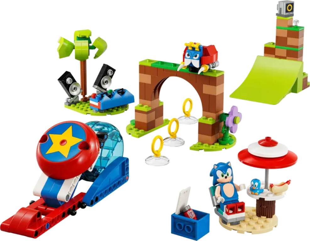 LEGO® Sonic The Hedgehog Sonics supersnelle uitdaging componenten