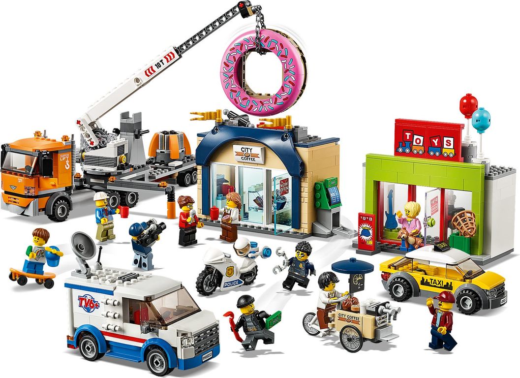 LEGO® City Opening donutwinkel componenten