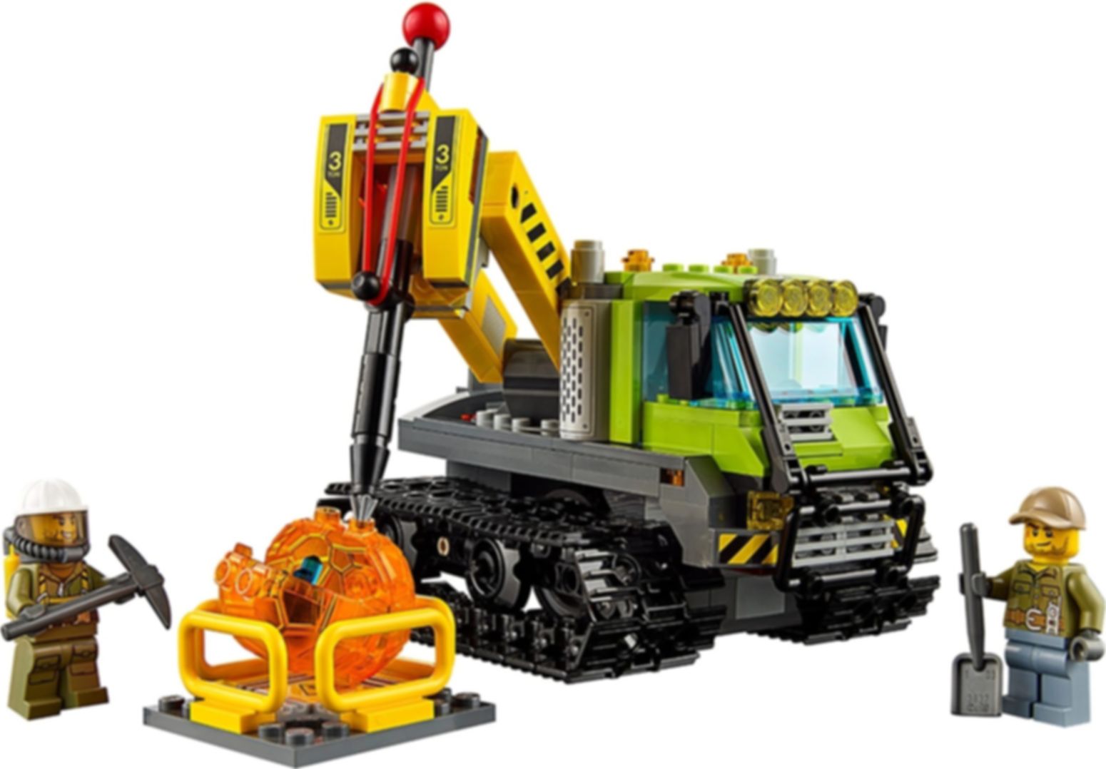 LEGO® City Volcán: Robot de búsqueda jugabilidad