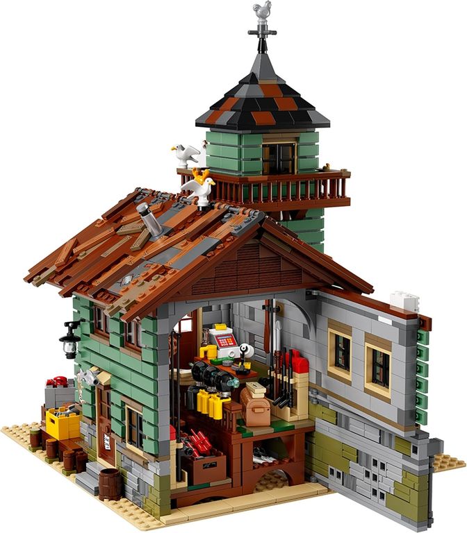 LEGO® Ideas Old Fishing Store back side