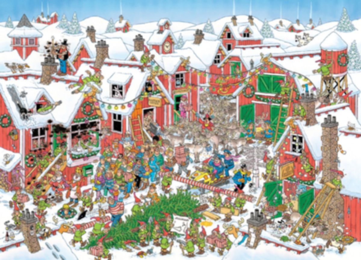 Jan van Haasteren Das Dorf des Weihnachtsmanns