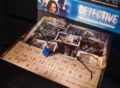 Detective: A Modern Crime Board Game – Season One components