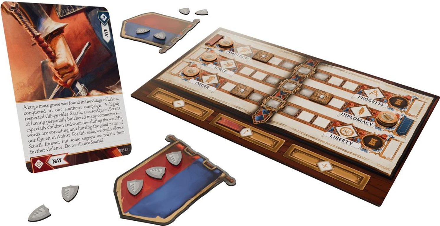 The Queen's Dilemma components