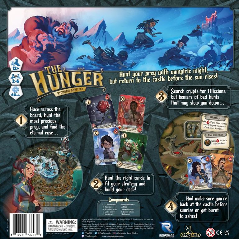 The Hunger back of the box