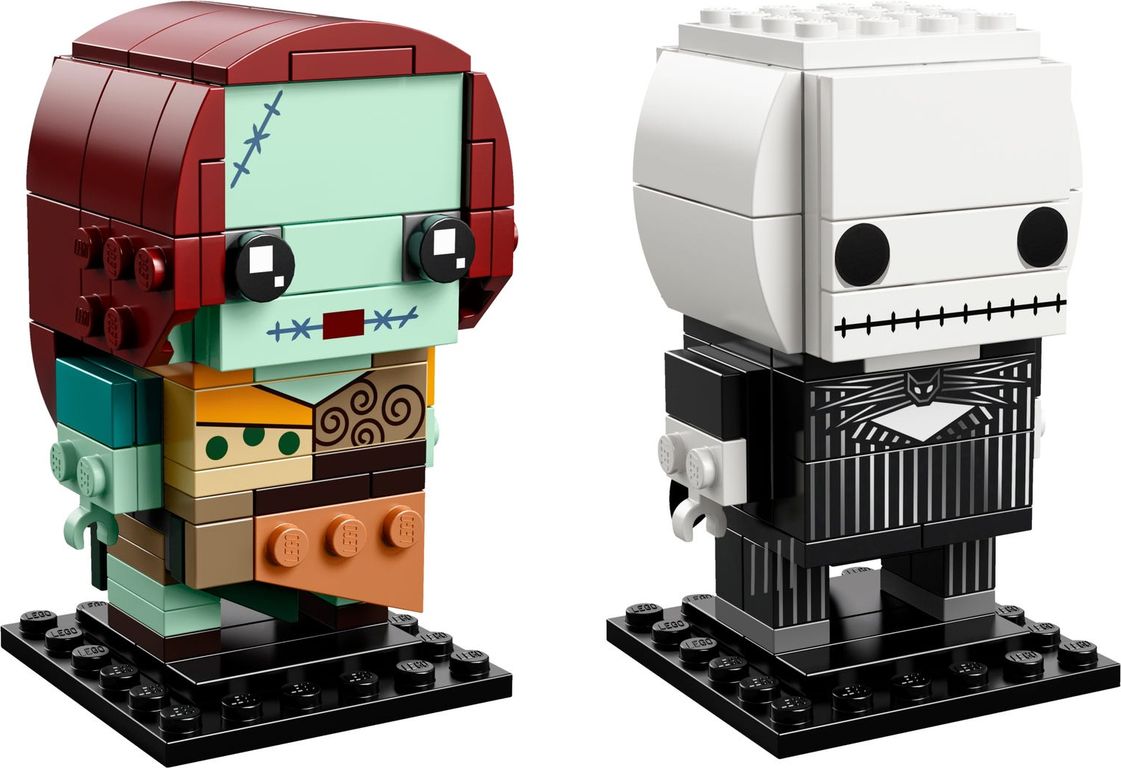 LEGO® BrickHeadz™ Jack Skellington & Sally components